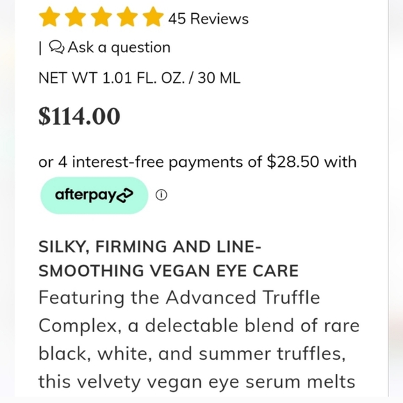 Byroe New York Truffle Vegan Eye Cream NEW msrp $114 - Picture 7 of 7